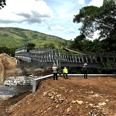 Nuevo puente en Guibale, Ñürüm busca frenar el aislamiento por lluvias en la Comarca Ngäbe-Buglé