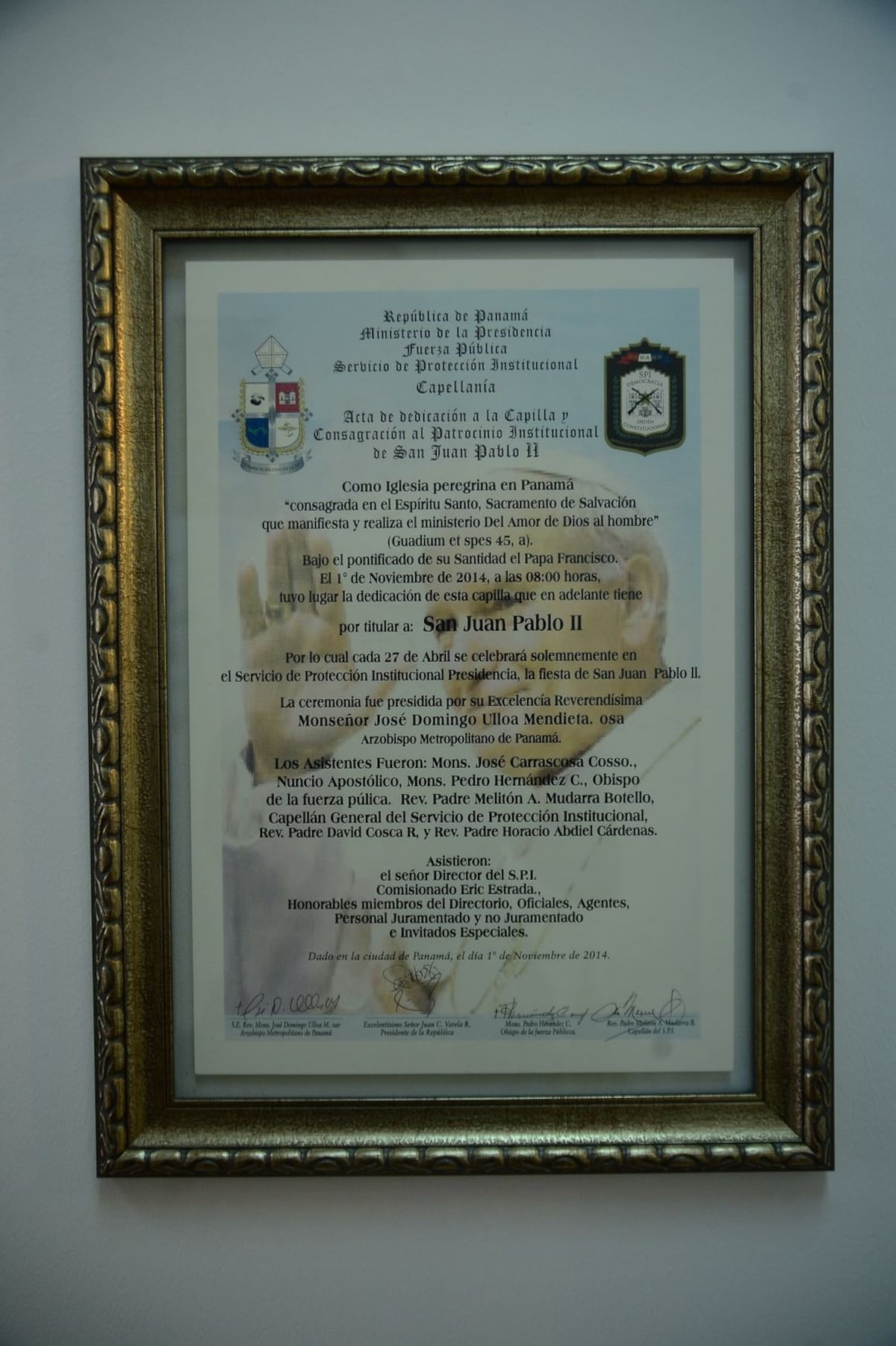 FOTOS | Conozca la íntima capilla a la que asiste la pareja presidencial