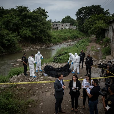 Encuentran cadáver envuelto en tela cerca de un río en Villa Grecia