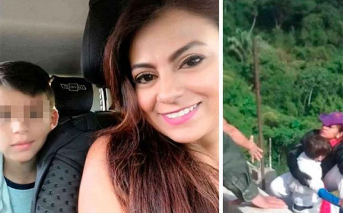 Mujer se lanza de un puente con hijo en brazos; 'mamá, no te tires'