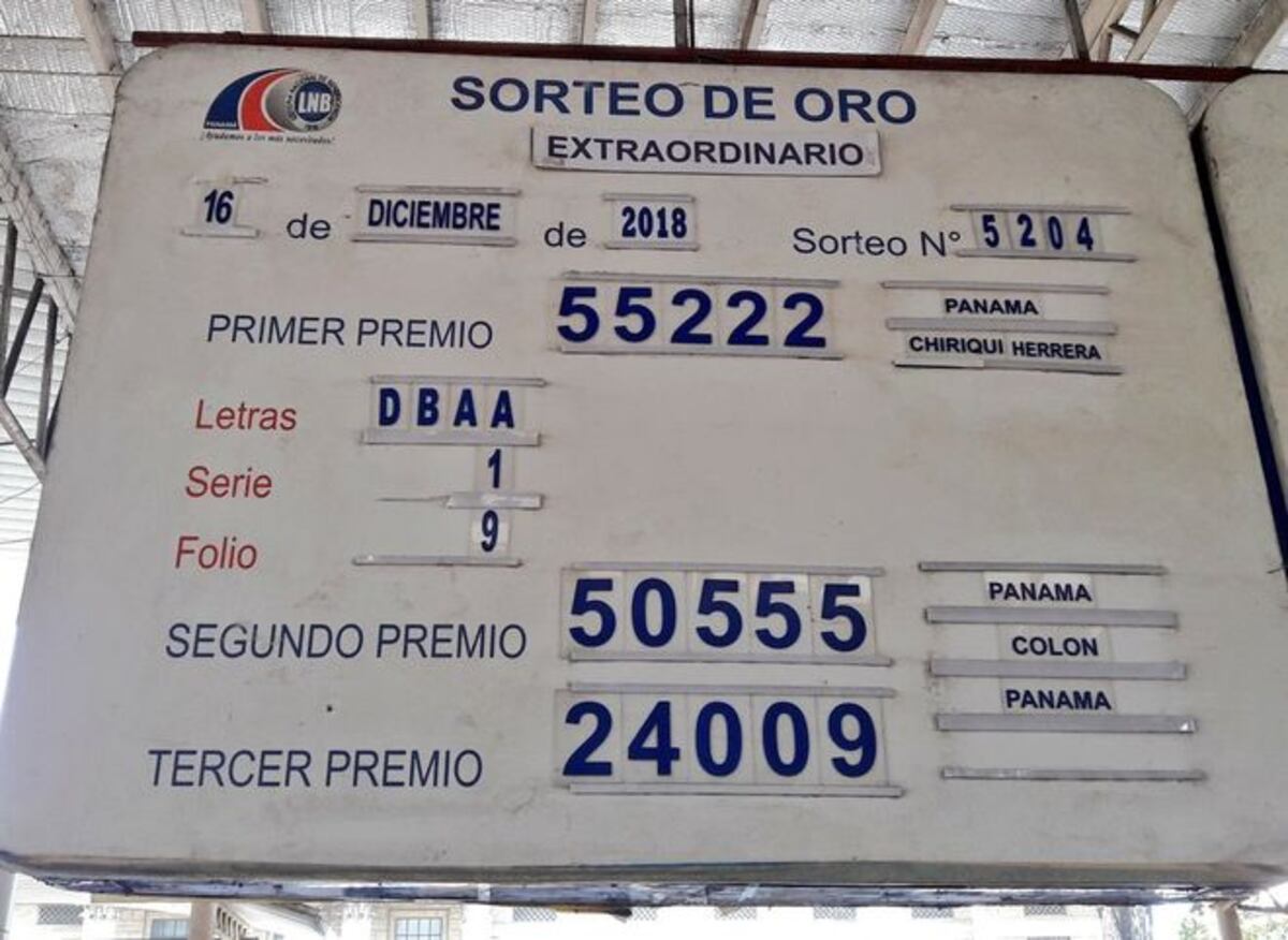  Ganador de la Extraordinaria apareció en Azuero