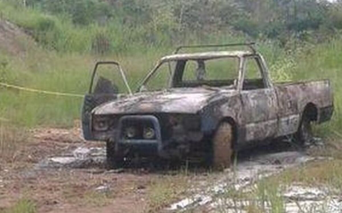 MACABRO.  Era chancero, lo machetearon y le prendieron fuego