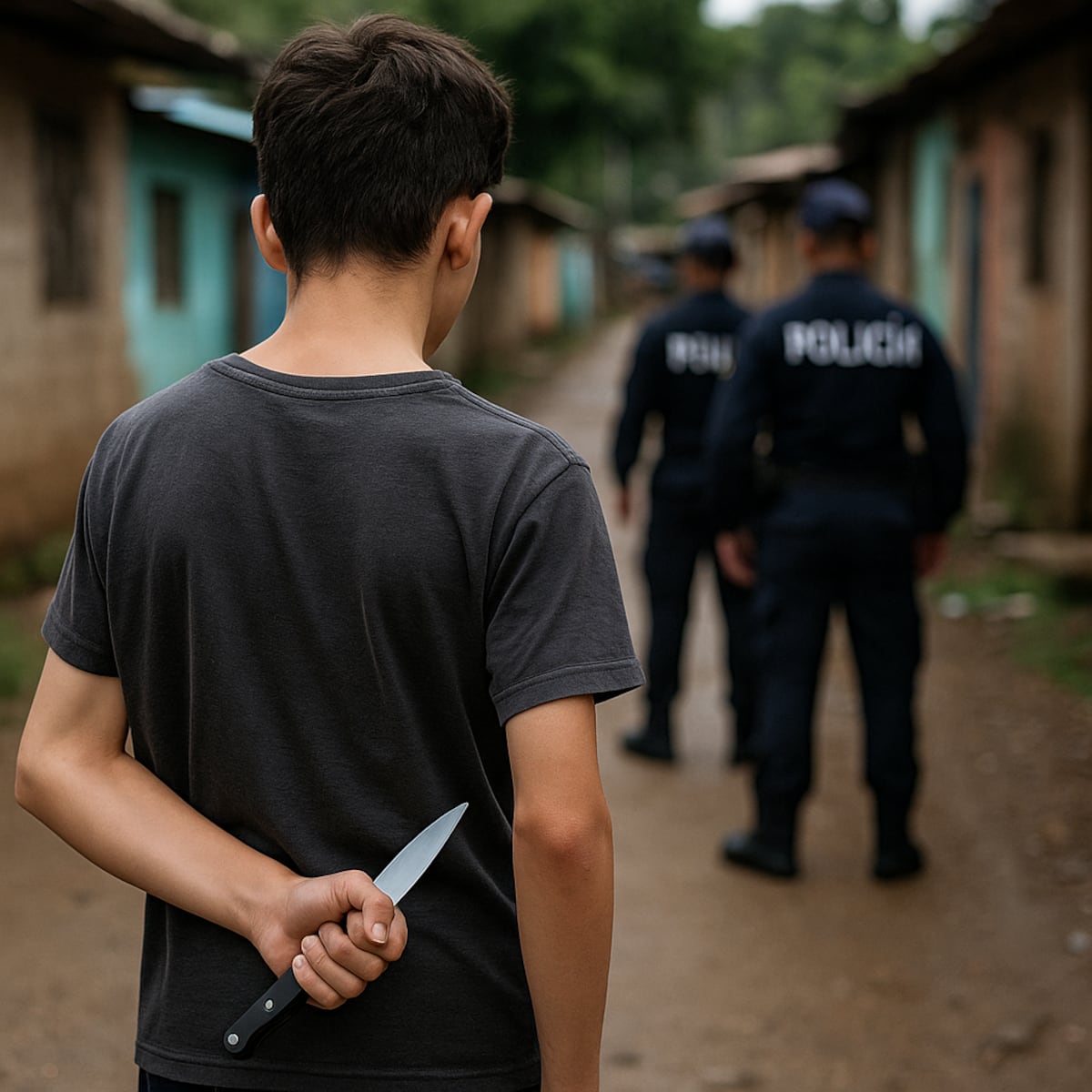 Adolescente de 15 años ataca a su madre y padrastro con cuchillo en Colón