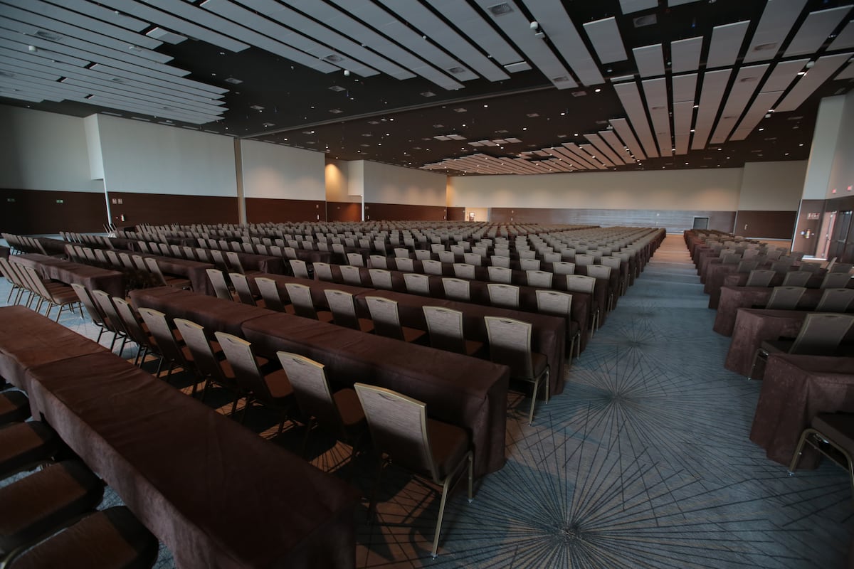 Panamá Convention Center por dentro. Imponente. ‘Nada que ver con el Figali Convention Center’