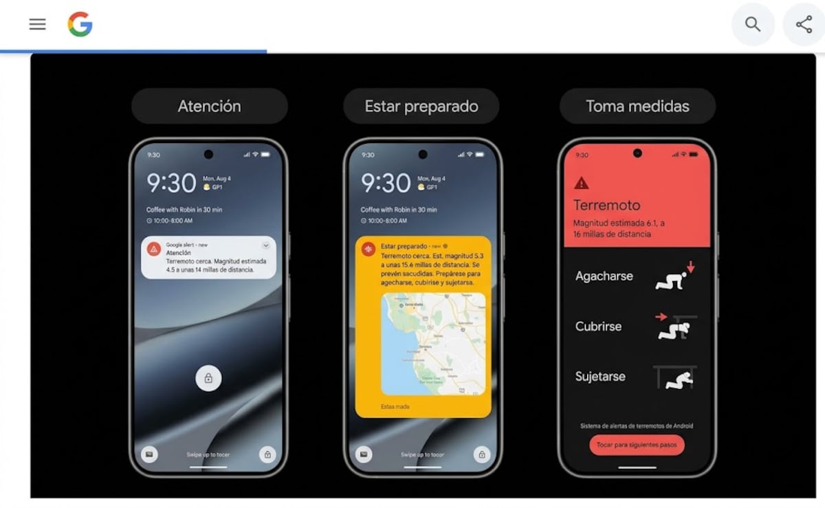 ¡Ahora sí! Google activa las alertas sísmicas en Panamá