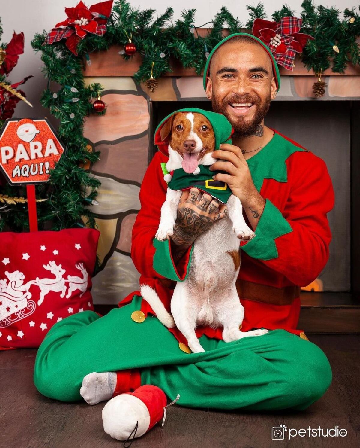 Navidad en casa. Así lucieron los famosos del patio +Fotos