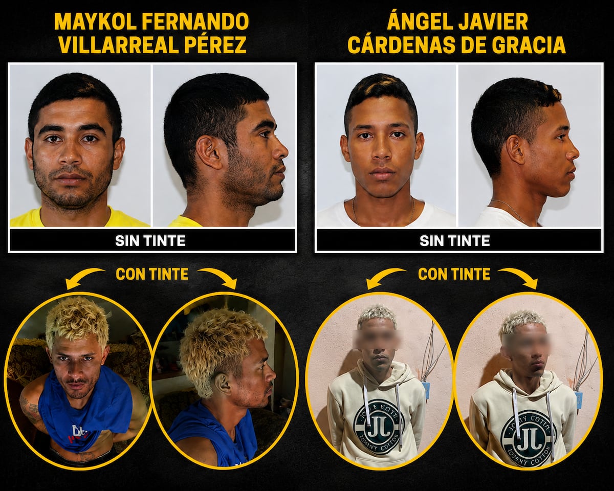 Dos prófugos de La Joyita se tiñeron el cabello de amarillo para pasar desapercibidos, pero los cazaron en Chepo +VIDEOS
