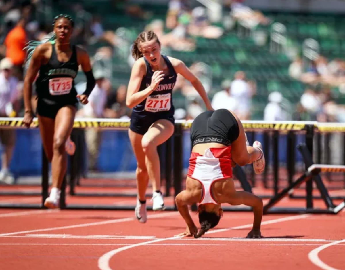 Gimnasta y atleta: Brooklyn Anderson conquista la final estatal tras un giro inesperado