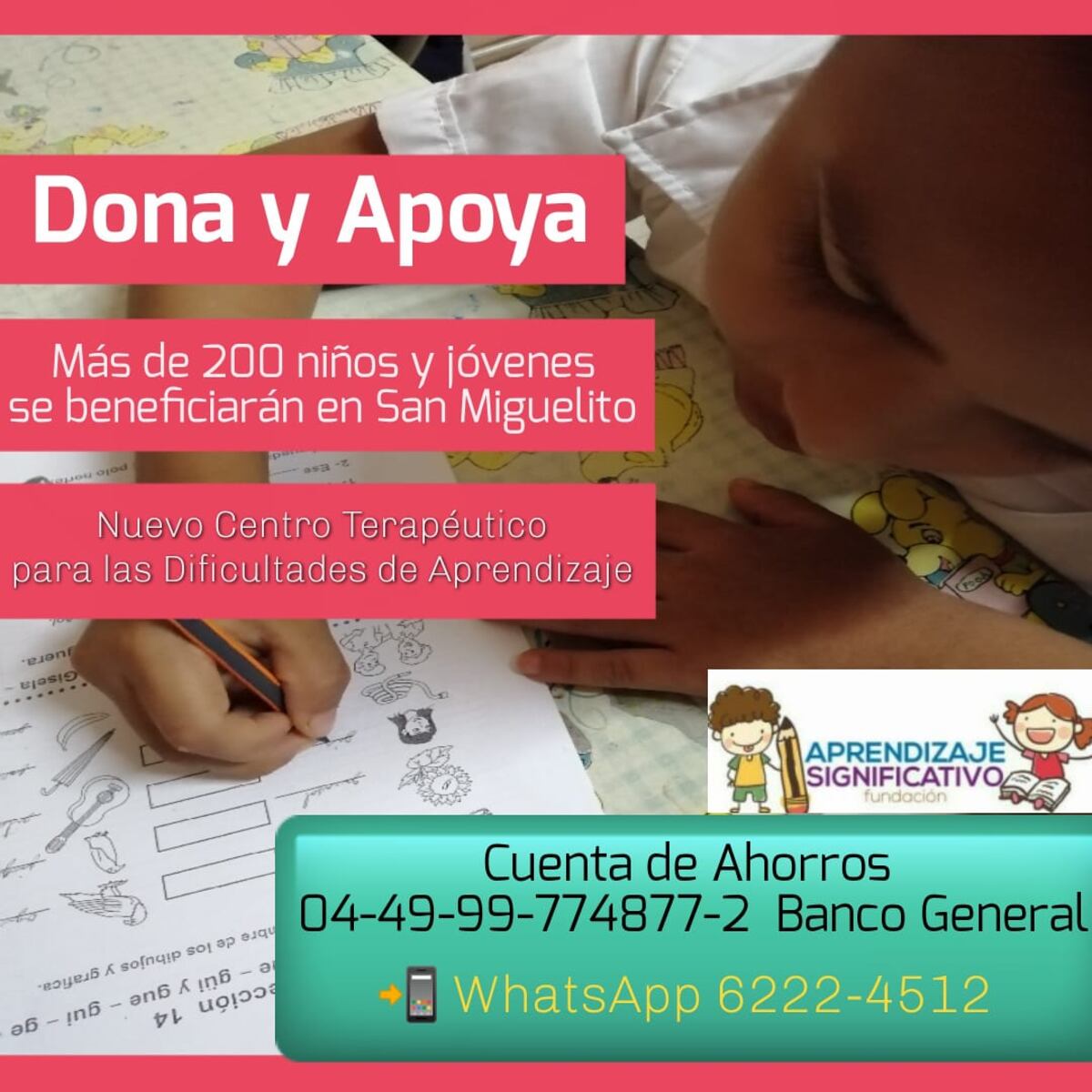 Buenas noticias. Niños y jóvenes serán beneficiados con ampliación de Centro de Aprendizaje  