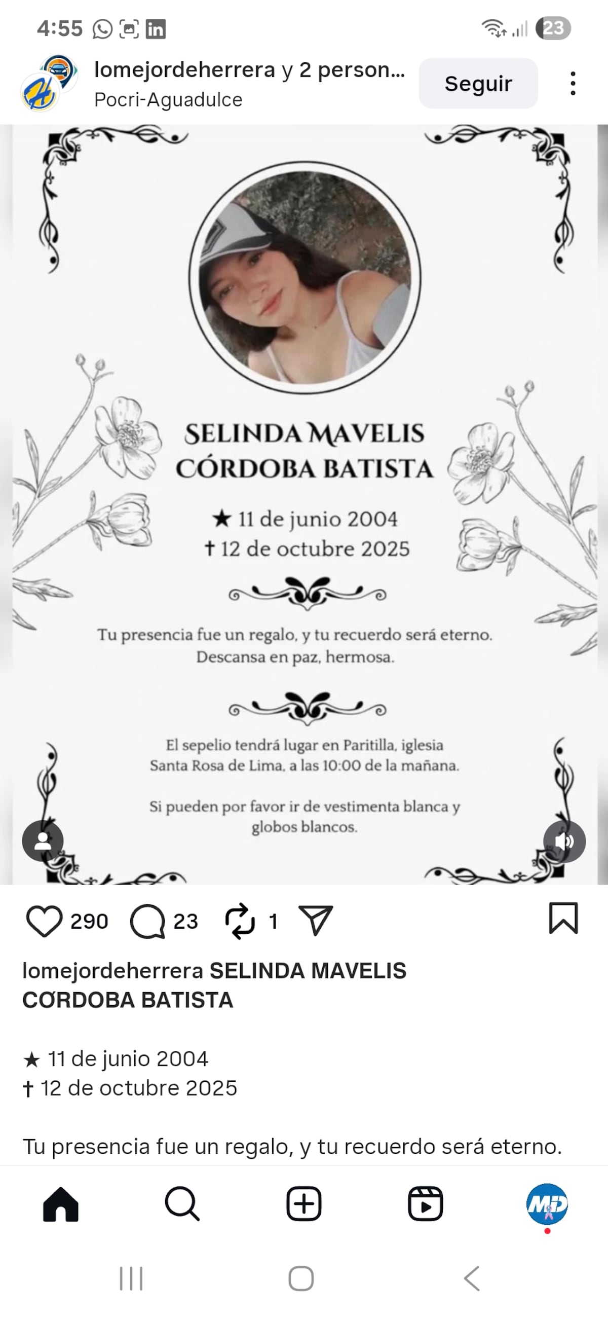 Panamá llora a Selinda Mavelis Córdoba: sus honras fúnebres, un crimen que estremeció al país y una orden de alejamiento que no protegió su vida