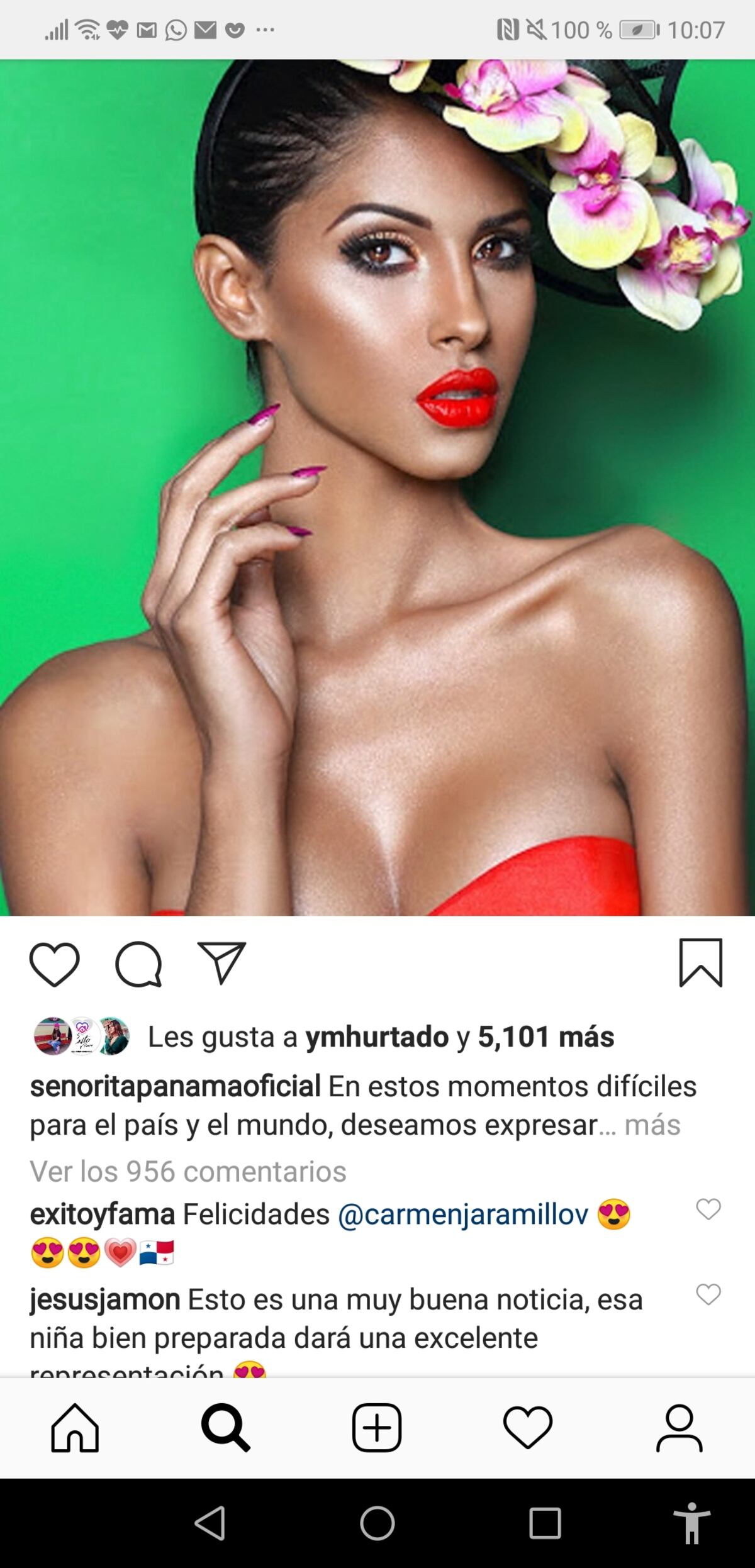 ¡Alcanzó por fin la victoria! Anuncian que la bella Carmen Jaramillo es la nueva Señorita Panamá Universo 2020