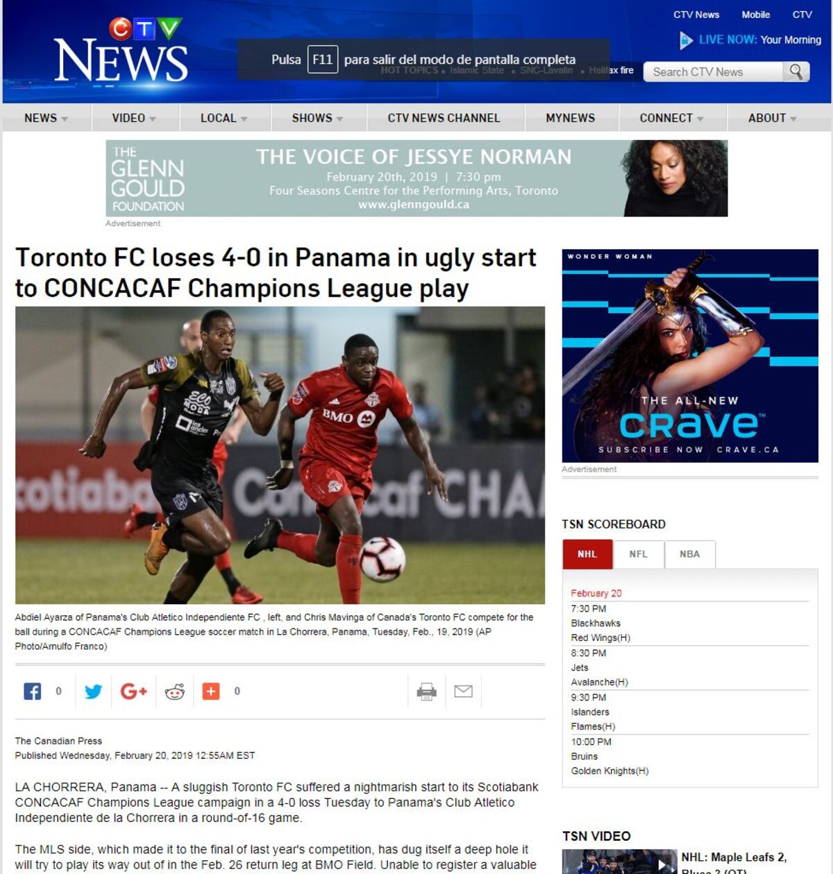 Prensa internacional reacciona a histórica goleada del CAI La Chorrera