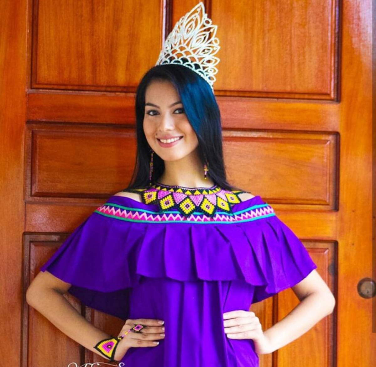 REVOLUCIONA LAS REDES. Guapa indígena ngäbe  busca ser Miss Universo +FOTOS