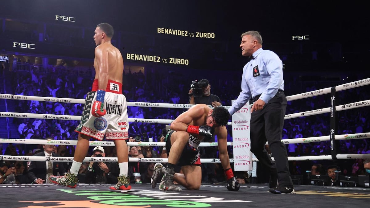 ‘El Monstruo Benavidez’ noquea a Zurdo Ramírez y reta a Canelo: “Hagámoslo ya!
