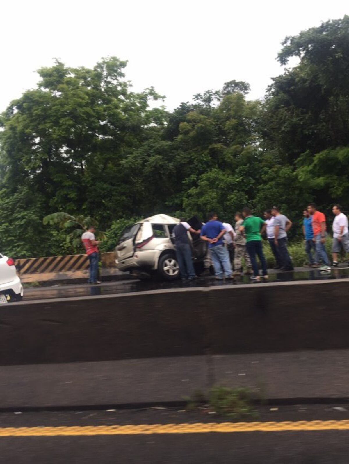 Tranquesón provoca otro accidente en la vía del Puente de Las Américas
