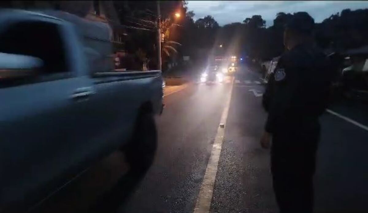 Residentes de Barú deciden confrontar a manifestantes y reabren la vía