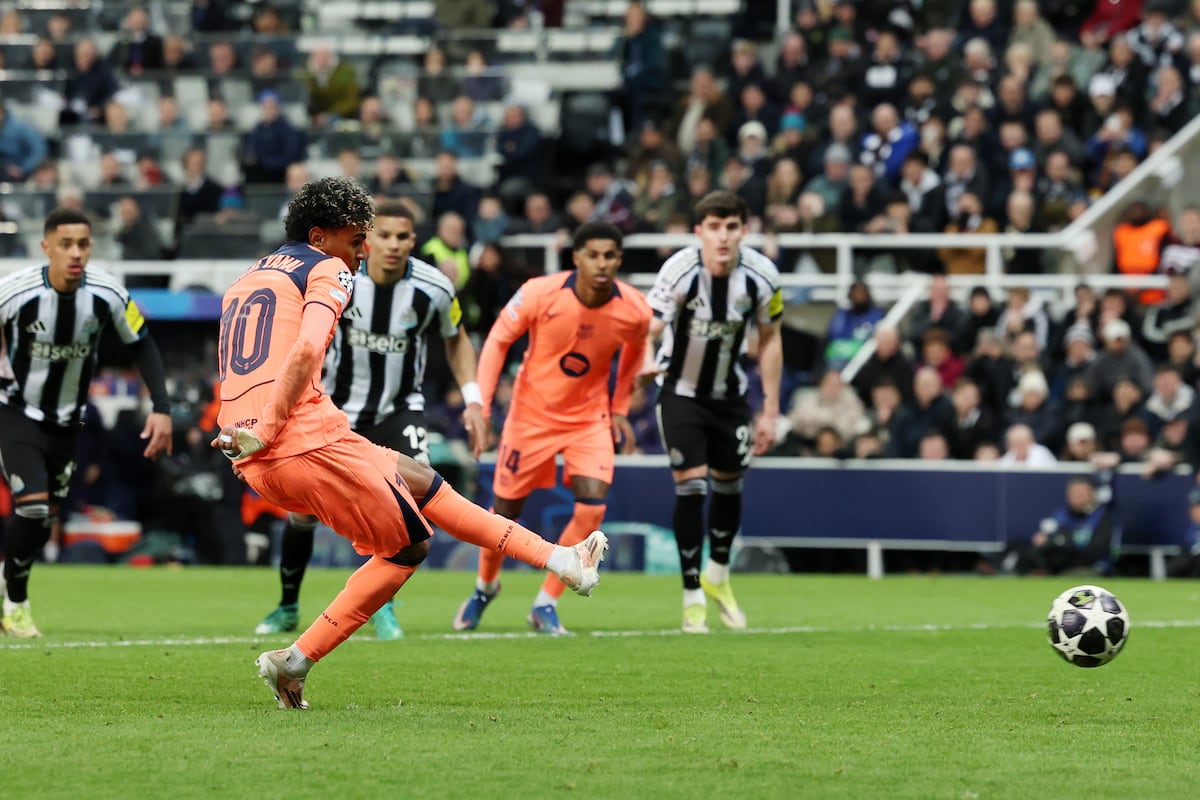 Yamal salva al Barcelona y amarga la fiesta del Newcastle
