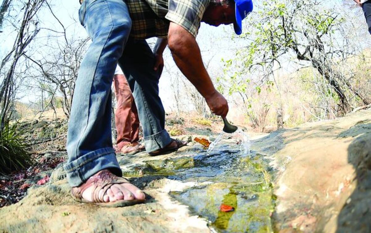 El río Canajagua se seca de forma rápida