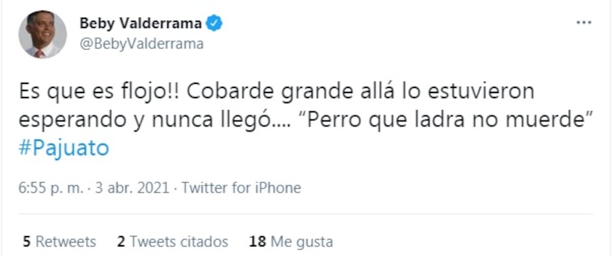 ‘Perro que ladra no muerde’. Martinelli nunca llegó al encuentro con Varela. Popi y Beby lo catalogan de ‘cobarde’