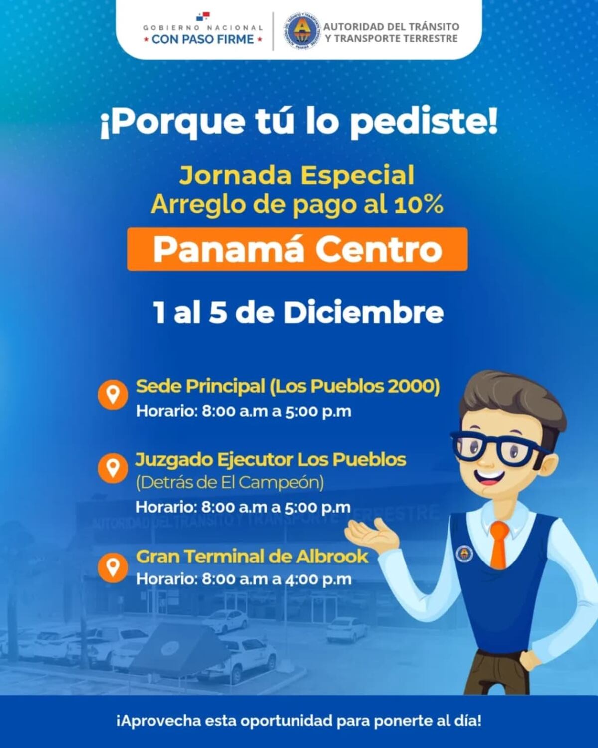 ATTT anuncia jornada especial para ponerse al día