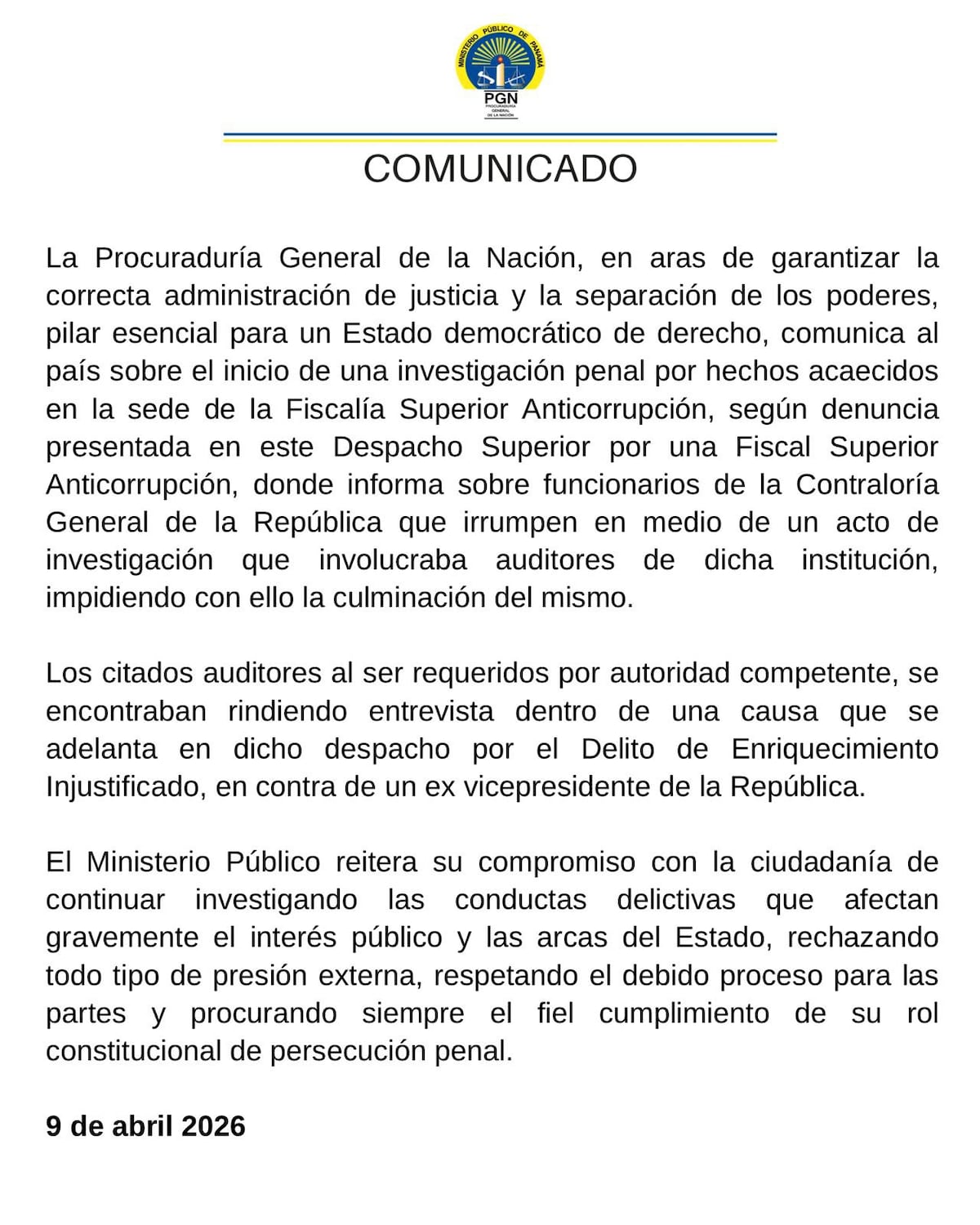 ¡Se formó! Procuraduría abre investigación por presunta interrupción de diligencia en caso contra Carrizo