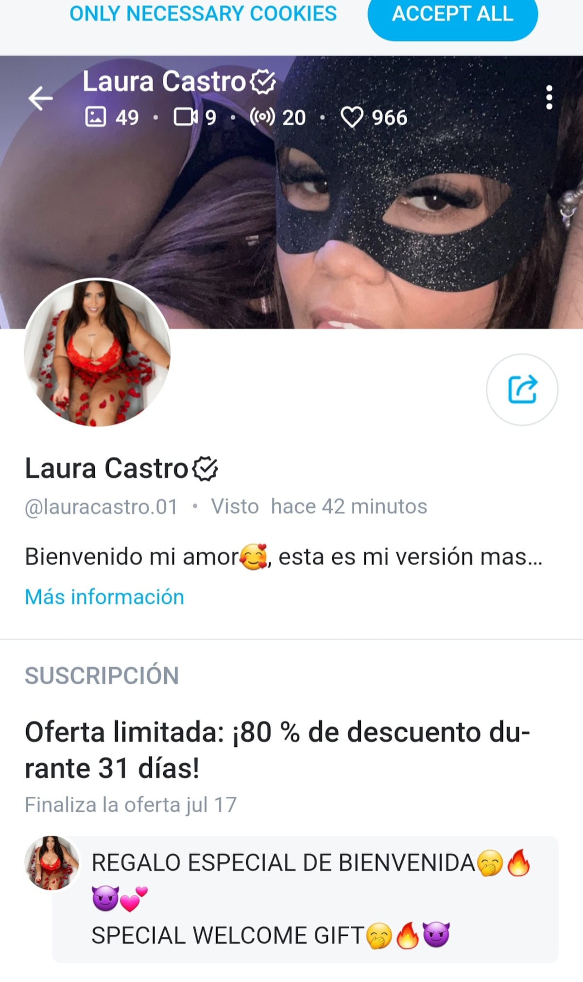 Ex de Yemil deja OnlyFans para dedicarse a la maternidad 