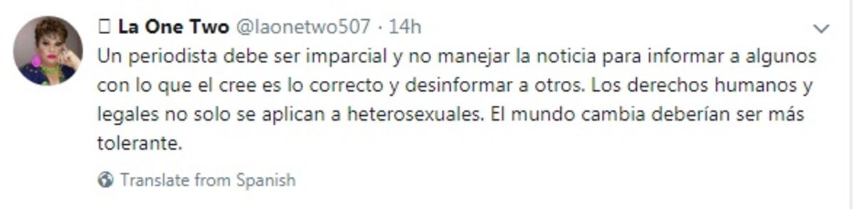 Tras hacer un llamado contra el matrimonio gay a periodista le caen en plancha