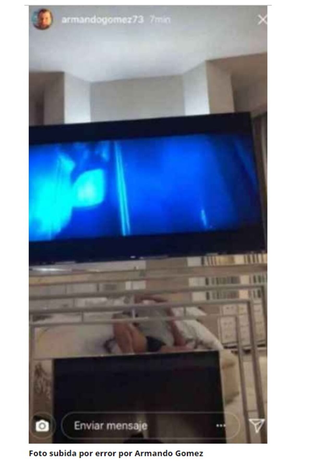 El esposo de Gloria Trevi sube a las redes foto íntima por error