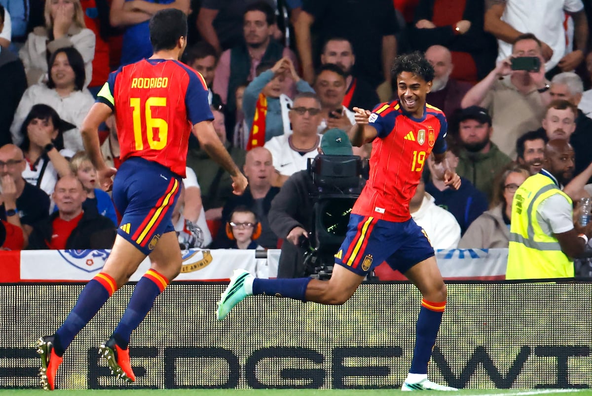 España no perdona a Inglaterra y Yamal prende la remontada en Wembley