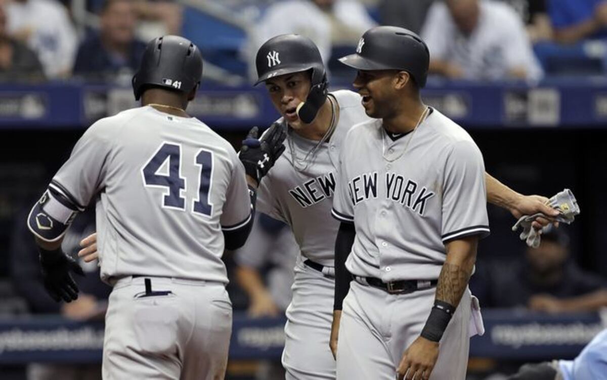 Mariano Rivera se divierte con los Yankees del 2018