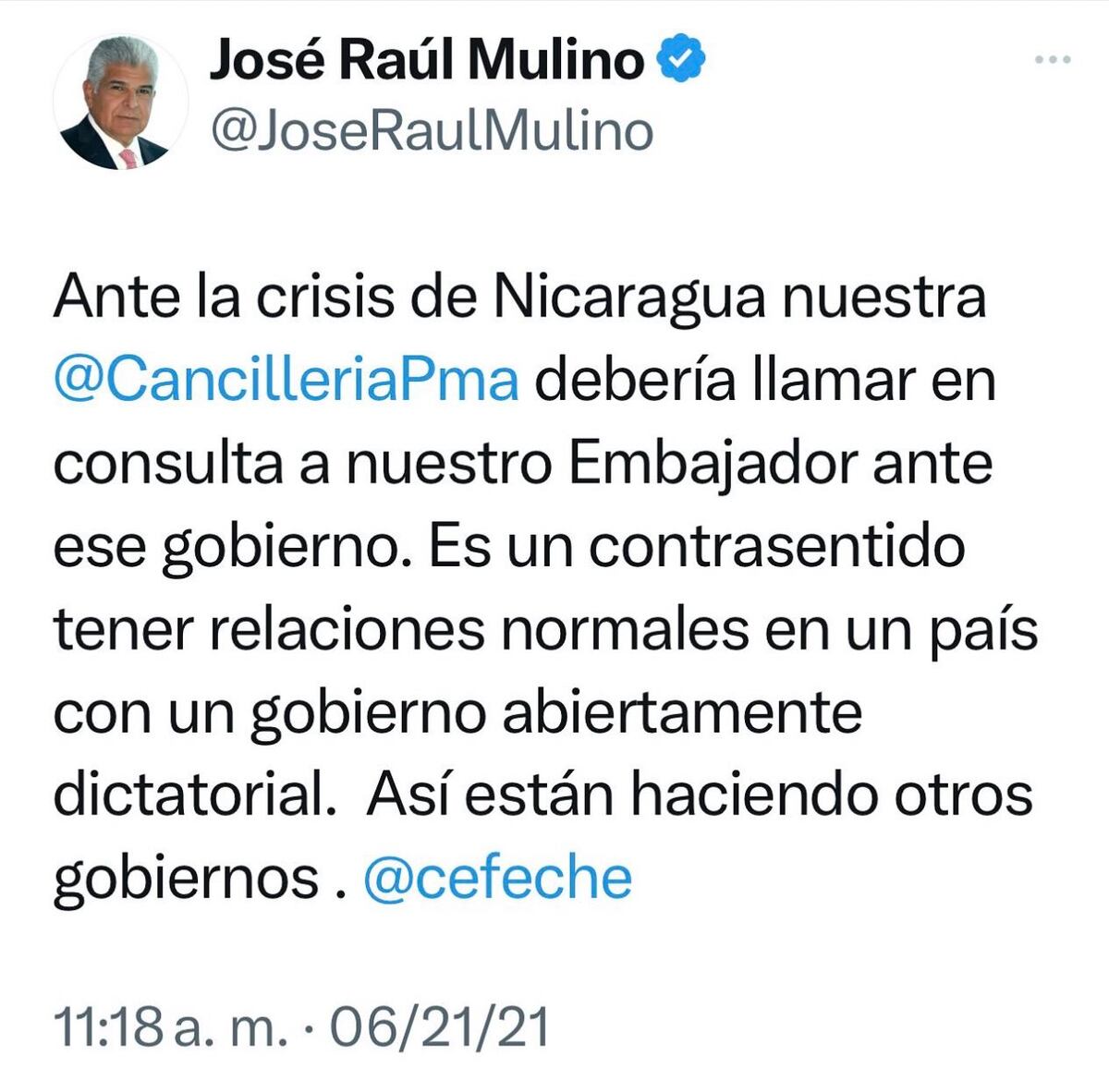 Viejas posturas de Mulino y Camacho contradicen la actual línea de Ricardo Martinelli