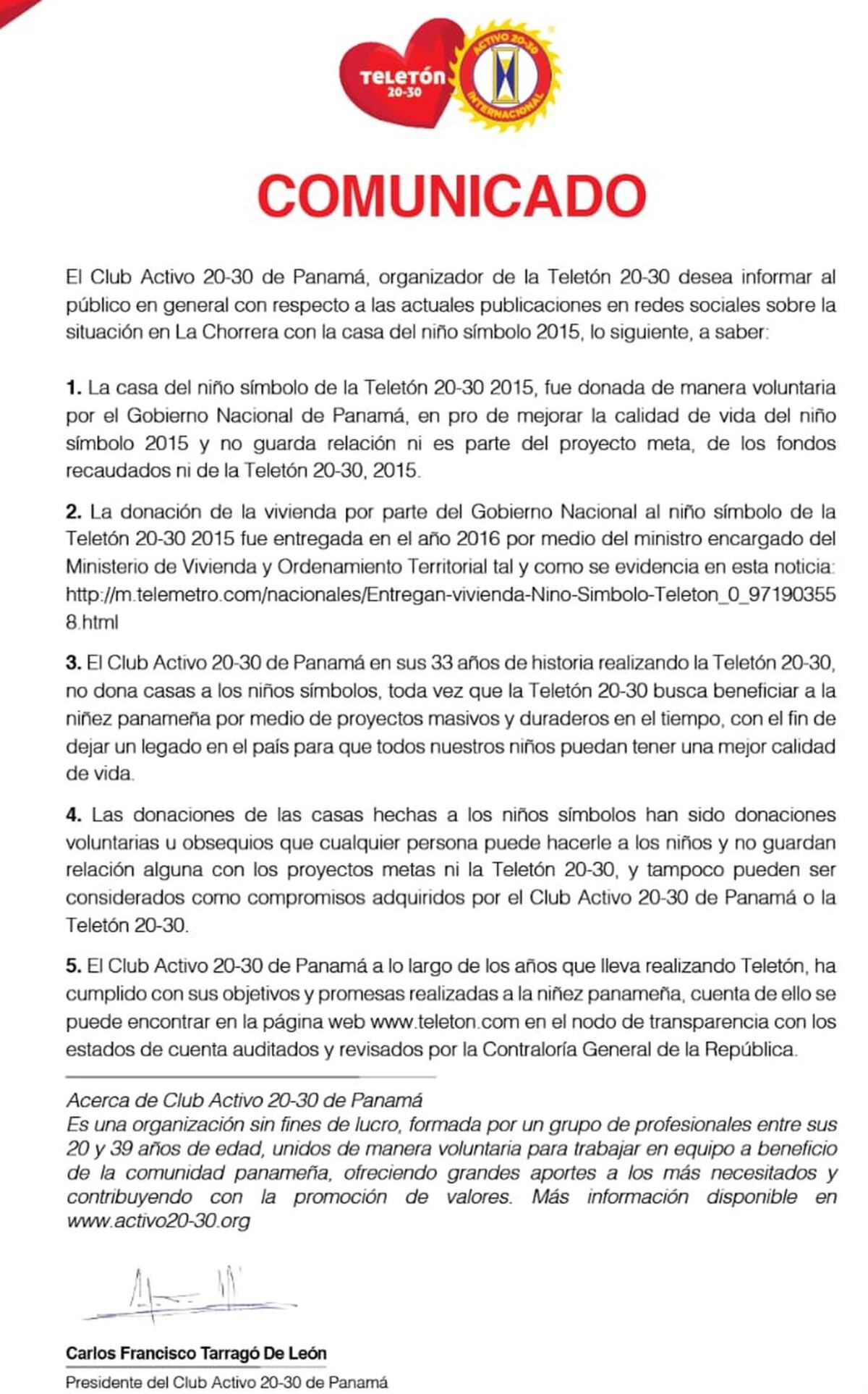 Por polémica denuncia en redes.Miviot aclara que niño símbolo sí recibió su casa
