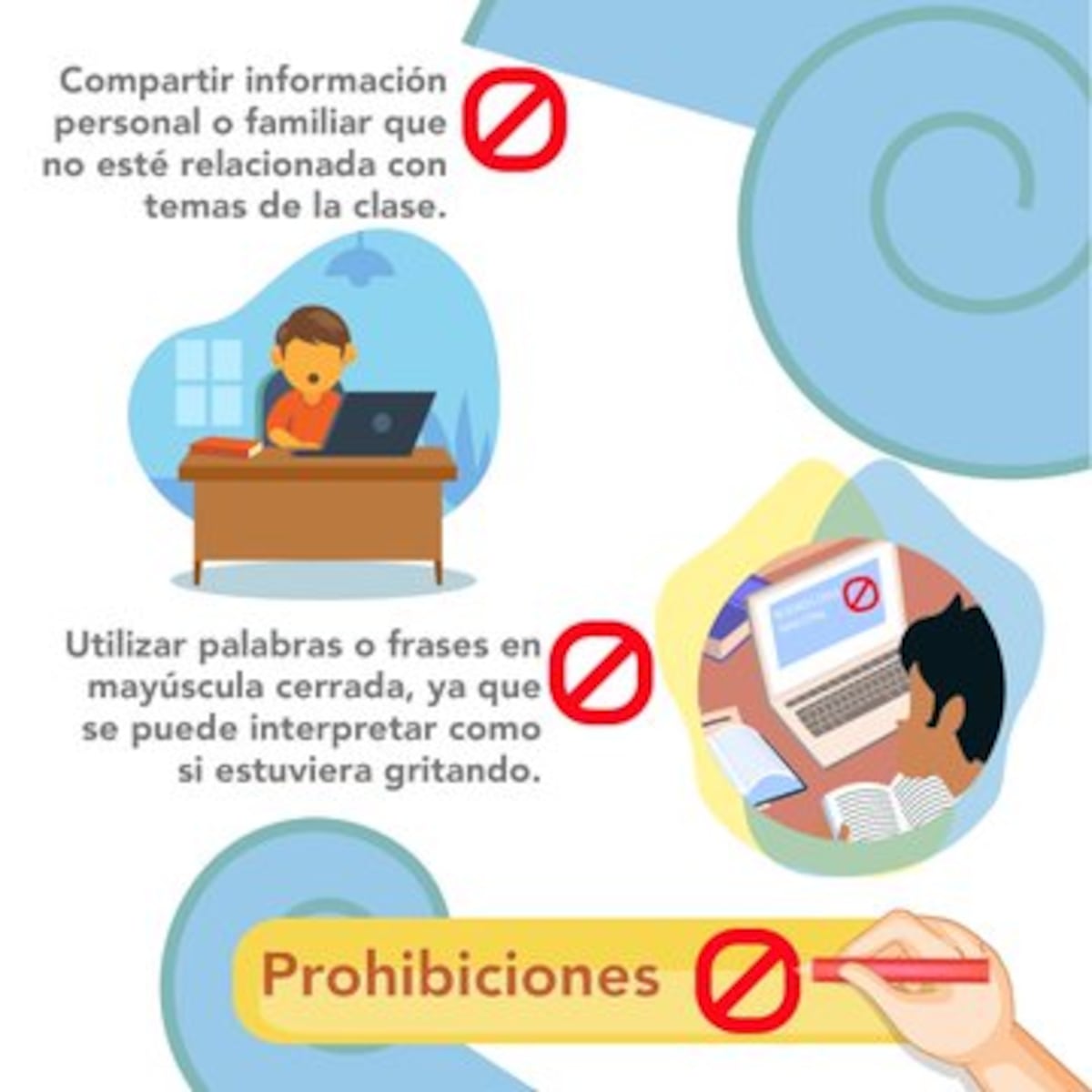 Estos son los lineamientos que deben seguir los estudiantes durante las clases a distancia 