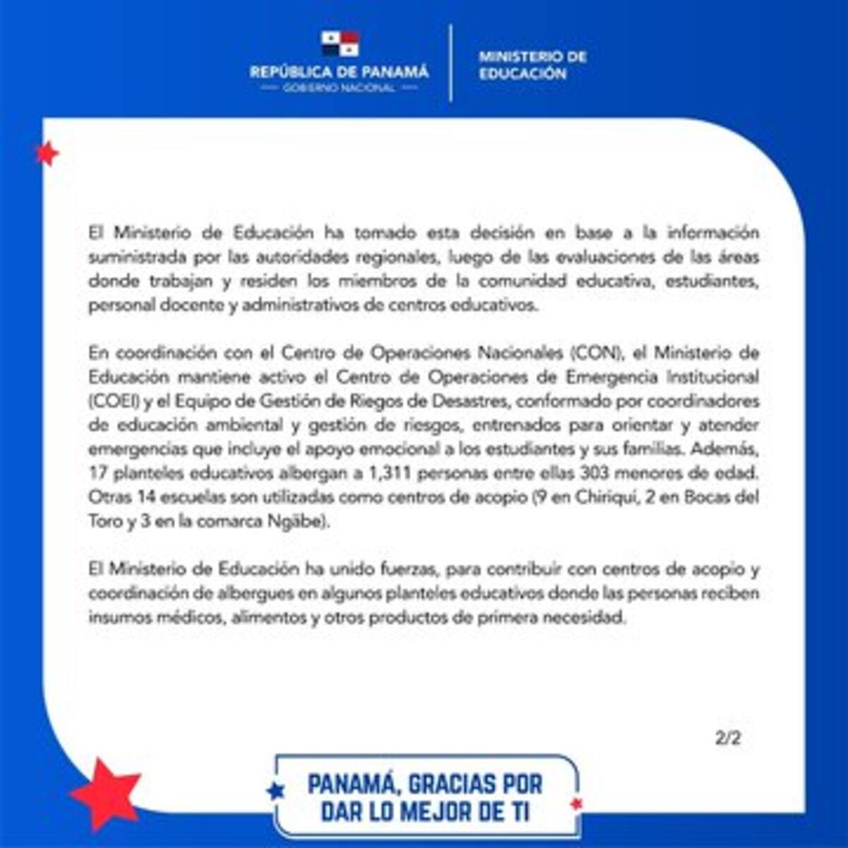 Meduca lamenta la muerte de tres estudiantes y comunica los lugares donde se suspenden las clases a distancia