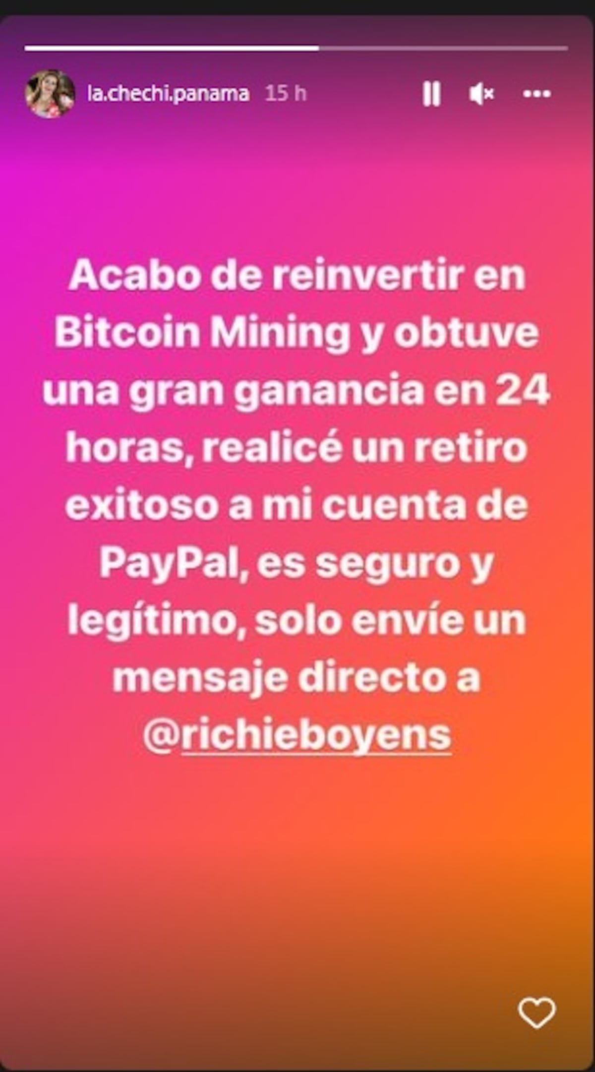 ‘Qué locura con la gente’. Se hacen  pasar por La Chechi. Le ‘hackean’ su cuenta. Video