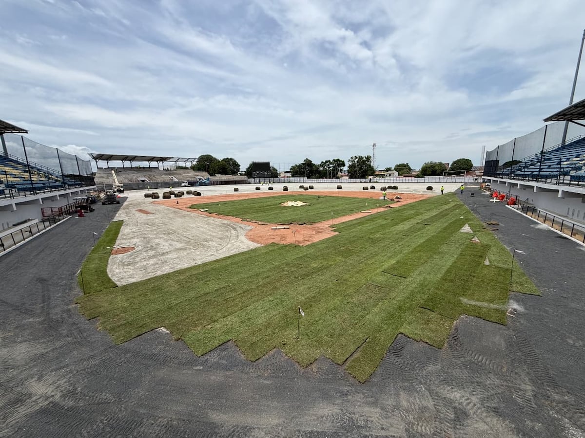 Estadio Rico Cedeño estrena nueva etapa con grama que cumple estándares de MLB