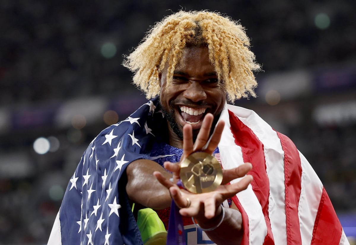 Noah Lyles le pisa los talones a Bolt: va por el récord de los cinco oros seguidos
