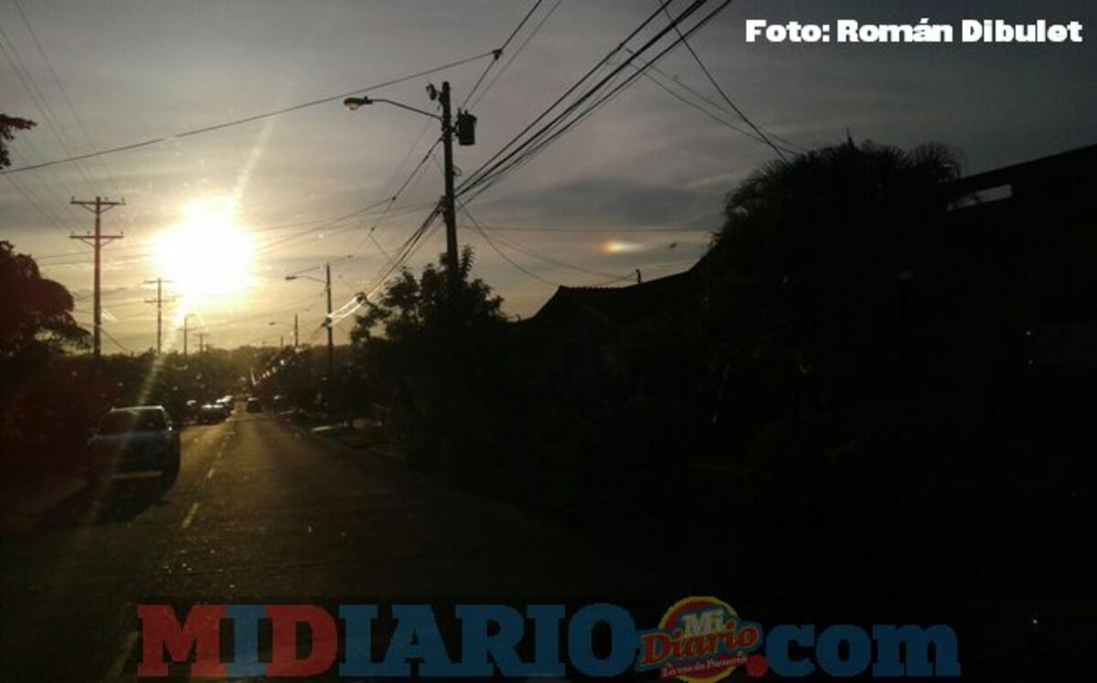 Captan hermoso fenómeno de Sol en Panamá