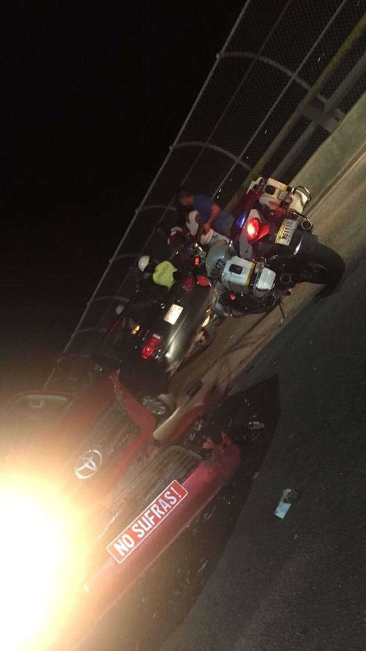 Accidente en el Puente de las Américas deja 6 heridos