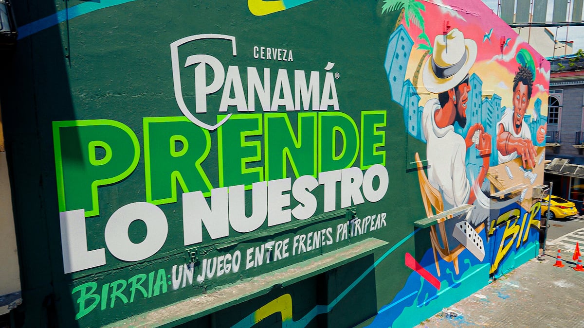 ¡La birria se pinta en las paredes! Cerveza Panamá le mete chispa a la av. de los Mártires con un mural bien encendido