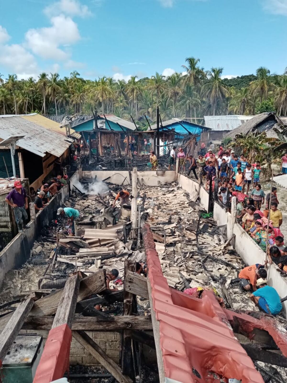 Incendio en Guna Yala deja un herido grave