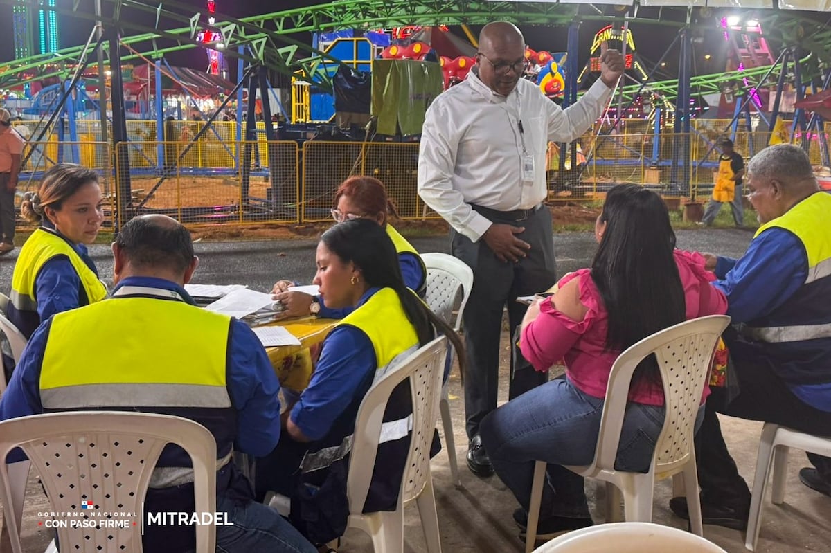 Mitradel verifica permisos y condiciones laborales en la Feria de La Chorrera