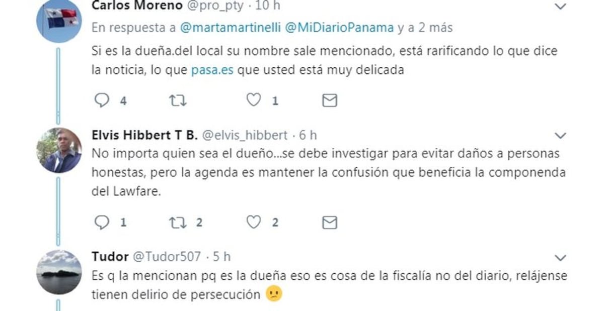 Marta de Martinelli reacciona. Limpia su nombre en investigación de Pandeportes