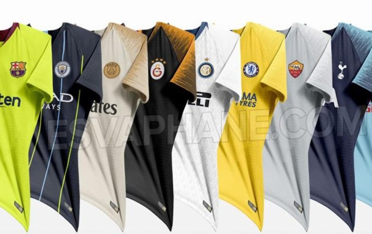 FOTOS | Filtran las segundas camisetas de Barcelona, PSG, City, Atleti y más