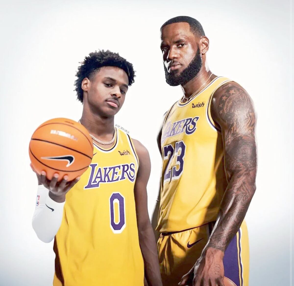 ¿LeBron y Bronny harán historia en la NBA juntos?