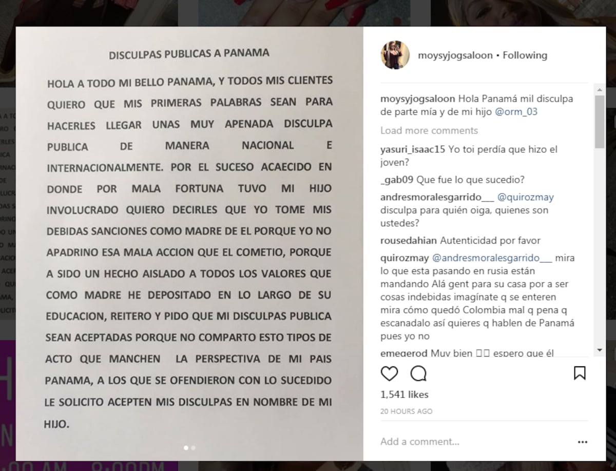 Panameño que se burló de fanáticos rusos se disculpa y su mamá también|VIDEO 