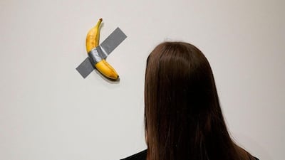 La banana de $6,2 millones: ‘Comedian’, la obra que convirtió una broma en arte millonario