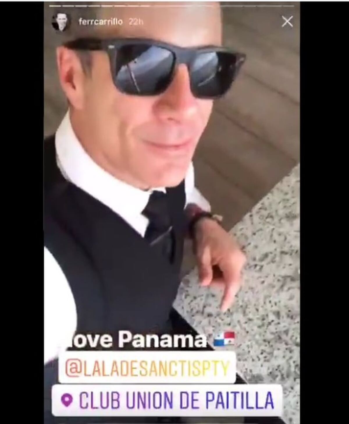 Actor venezolano echa al agua a Director de Migración en Panamá en plena Navidad