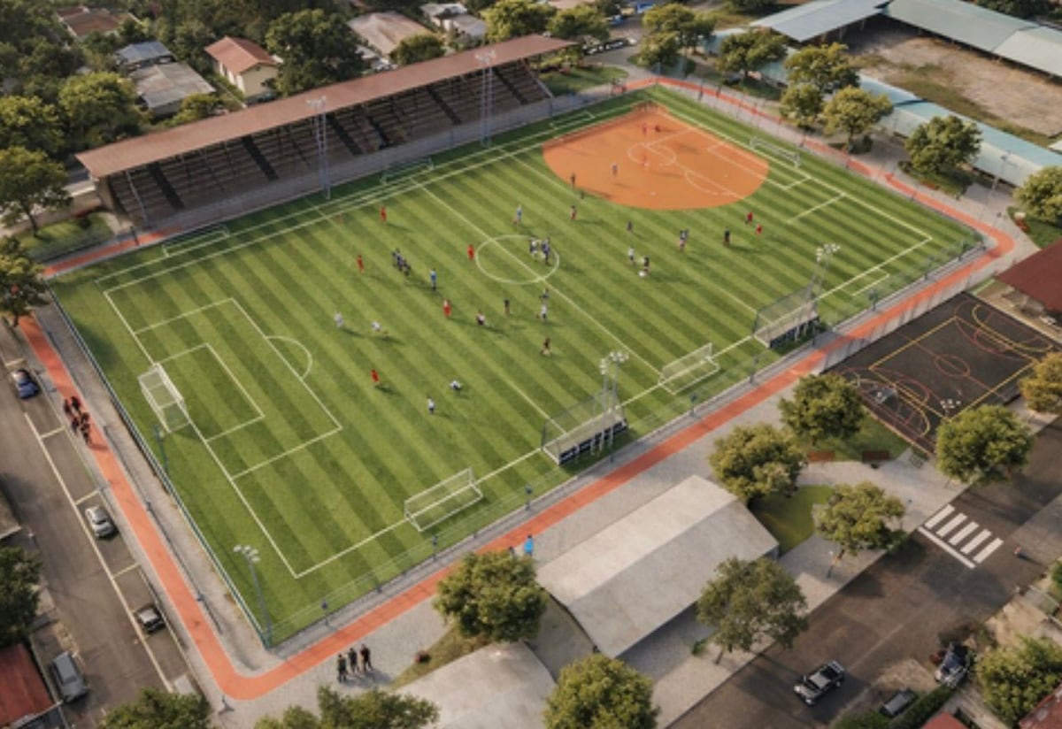 Juan Díaz aprueba millonario Centro Deportivo en Concepción La Vieja