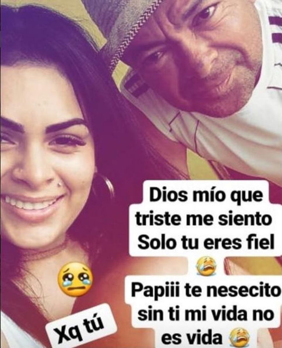  Acusan a 'La Polla' por lo de su papá. Ella se emberraca